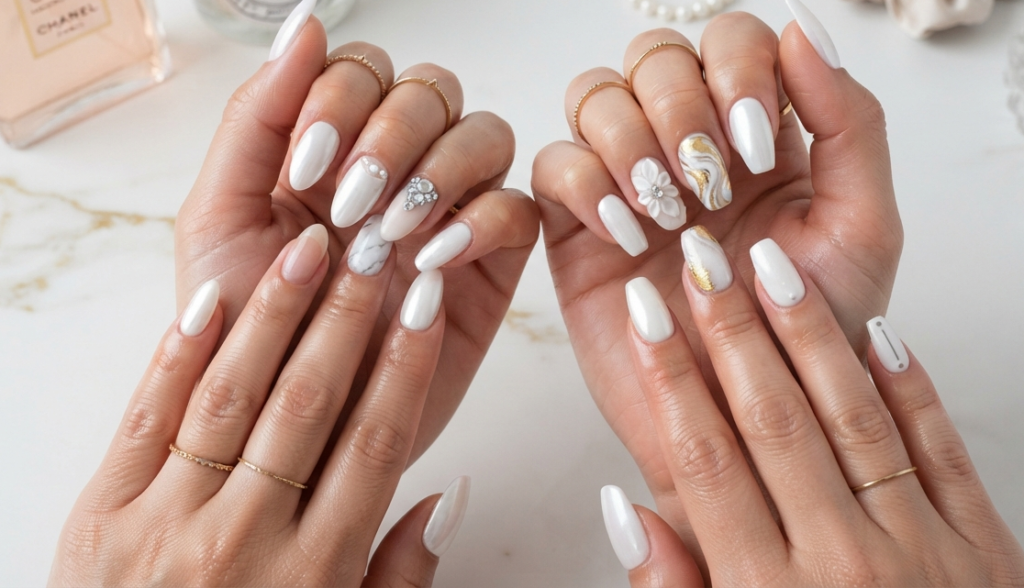19 White Chrome Nails 2026 You'll Instantly Love White Chrome Nails 2026 featuring 19 elegant chrome manicure ideas
