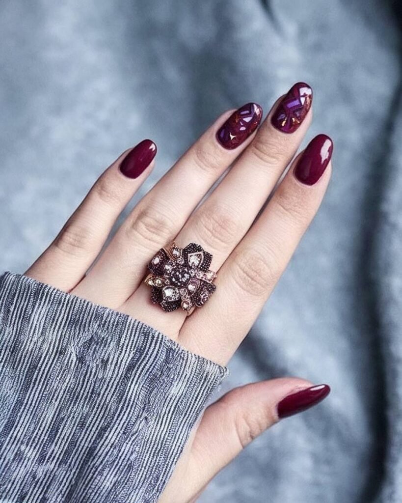 5 Burgundy Nails for 2026 That Are Classy, Bold & Chic image