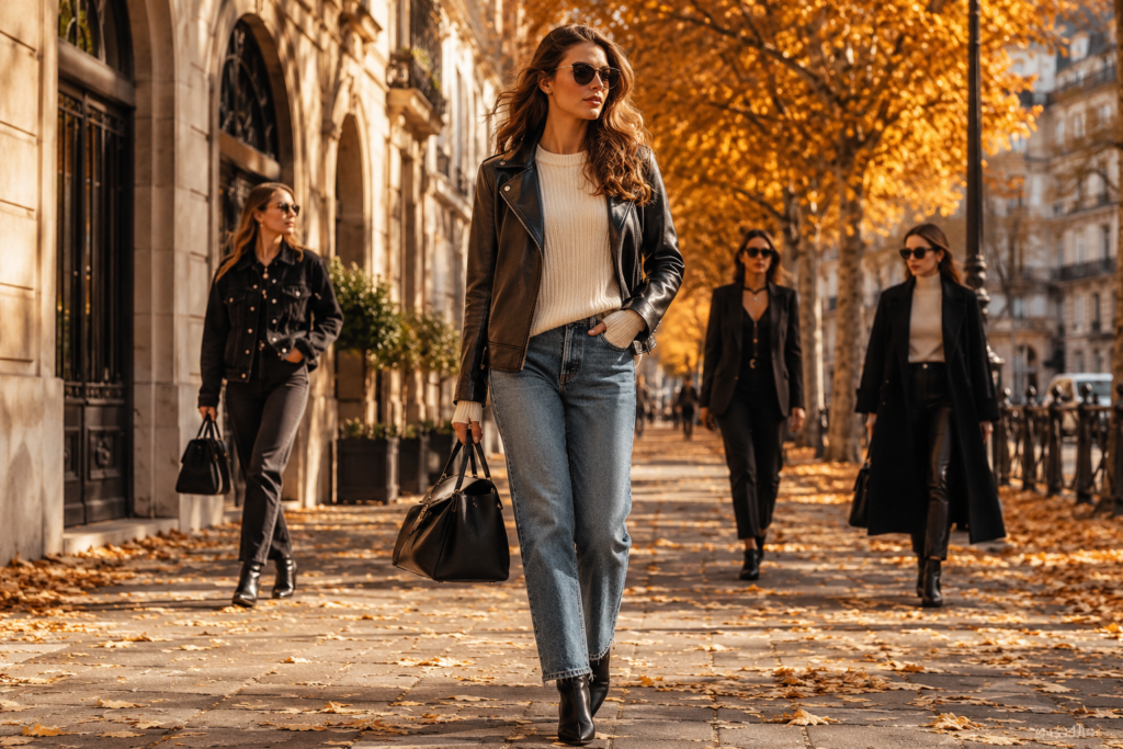 13 Stylish Fall Black Jacket Looks You'll Love 13 stylish fall black jacket looks featuring leather, denim, blazer, and coat outfit ideas for women